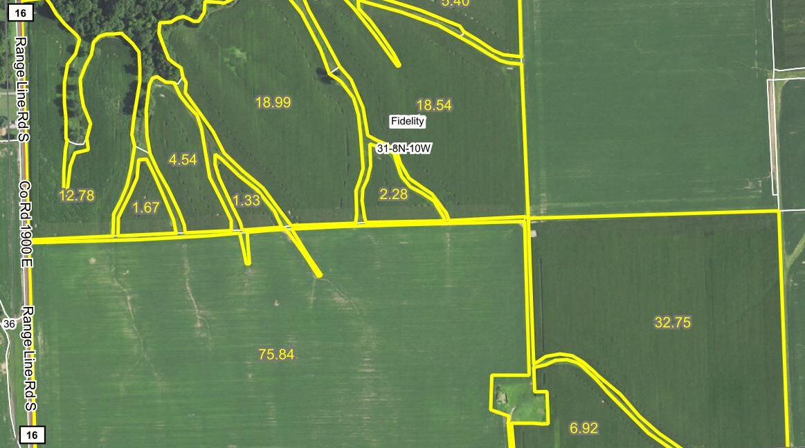 197.5 Acre Web Field Aerial