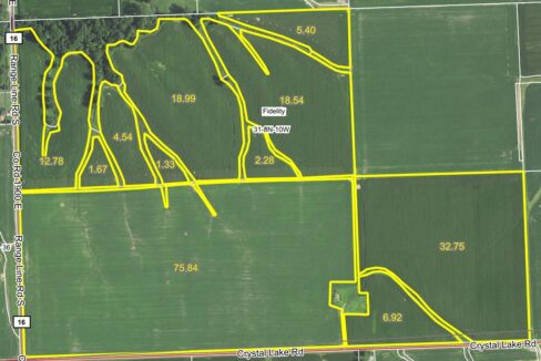 197.5 Acre Web Field Aerial